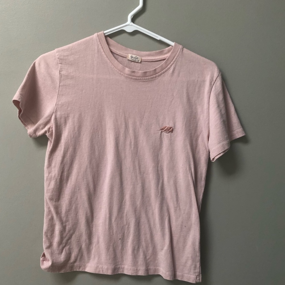 John Galt Brandy Melville Pink Bear Top
